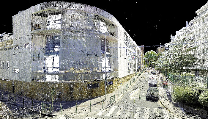 Relevé par scanner 3D de bâtiments administratifs et collèges