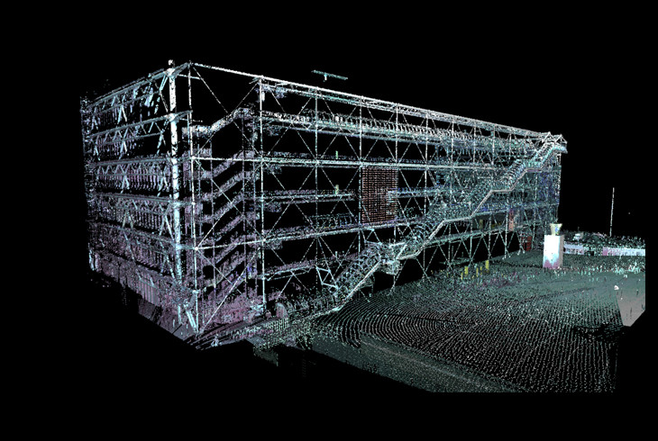 Scanner 3D - Centre Pompidou