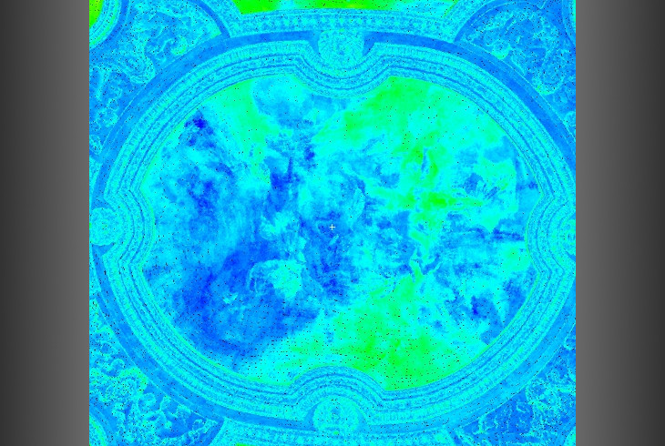 Plafond du Louvre : Rotonde Apollon